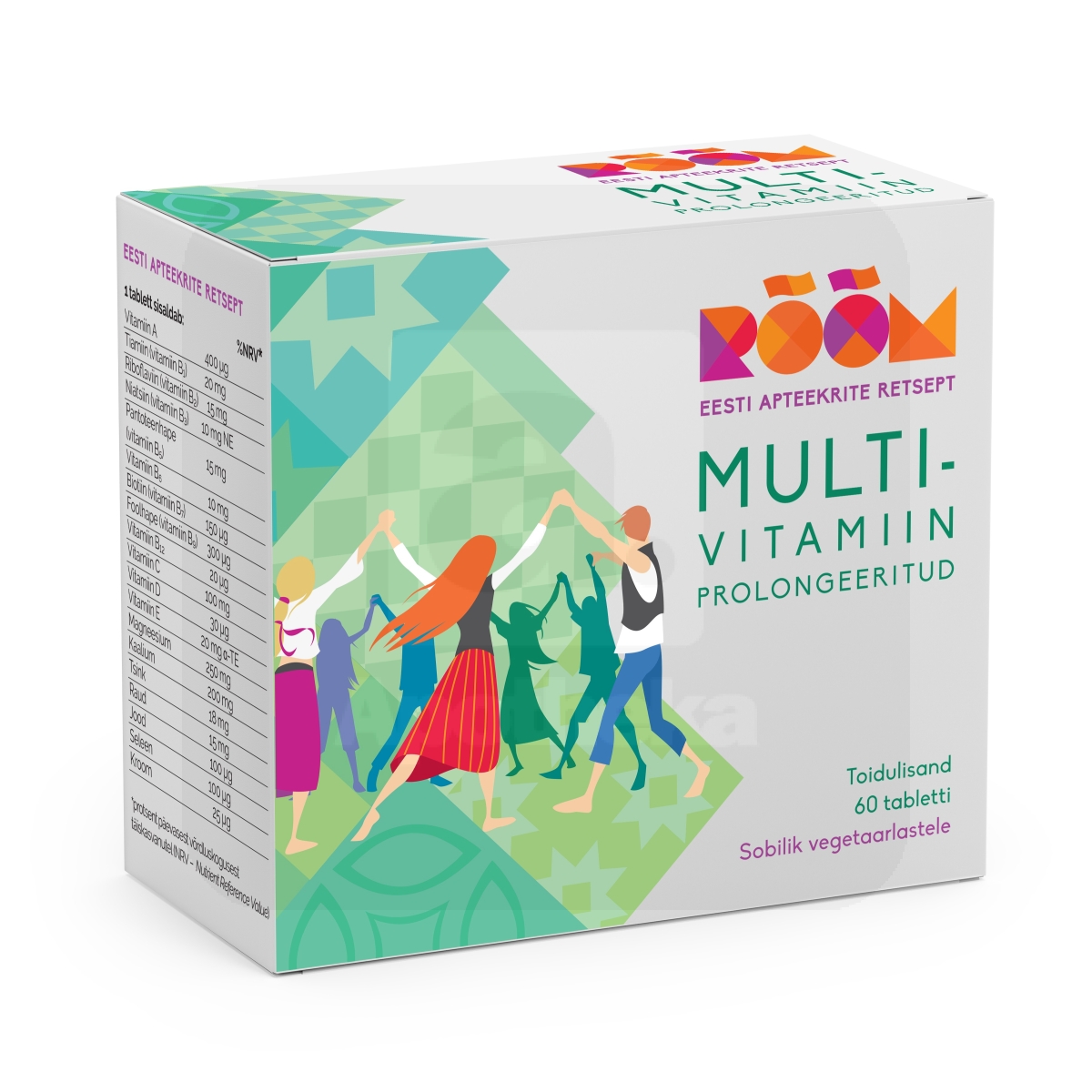 RÕÕM MULTIVITAMIIN PROLONGEERITUD TBL N60 - Изображение товара
