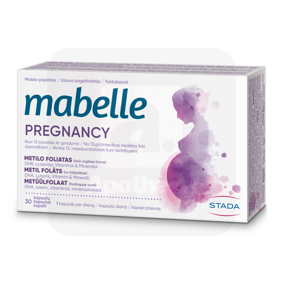 MABELLE PREGNACY KAPSLID N30 - Изображение товара