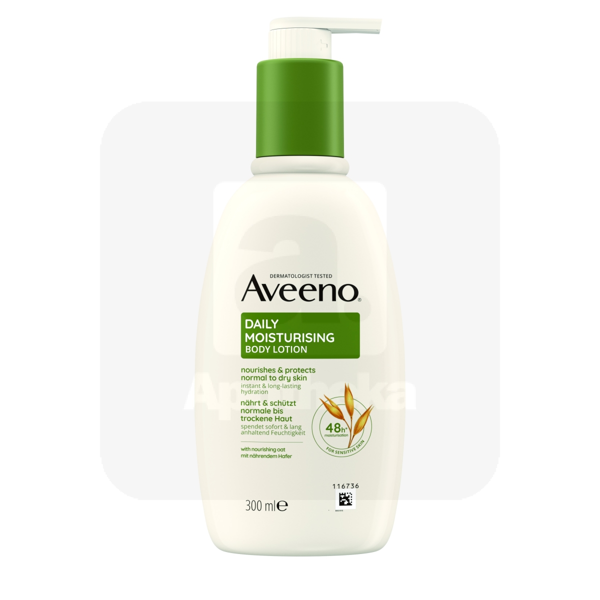 AVEENO DAILY MOISTURISING IHUPIIM 300ML - Изображение товара