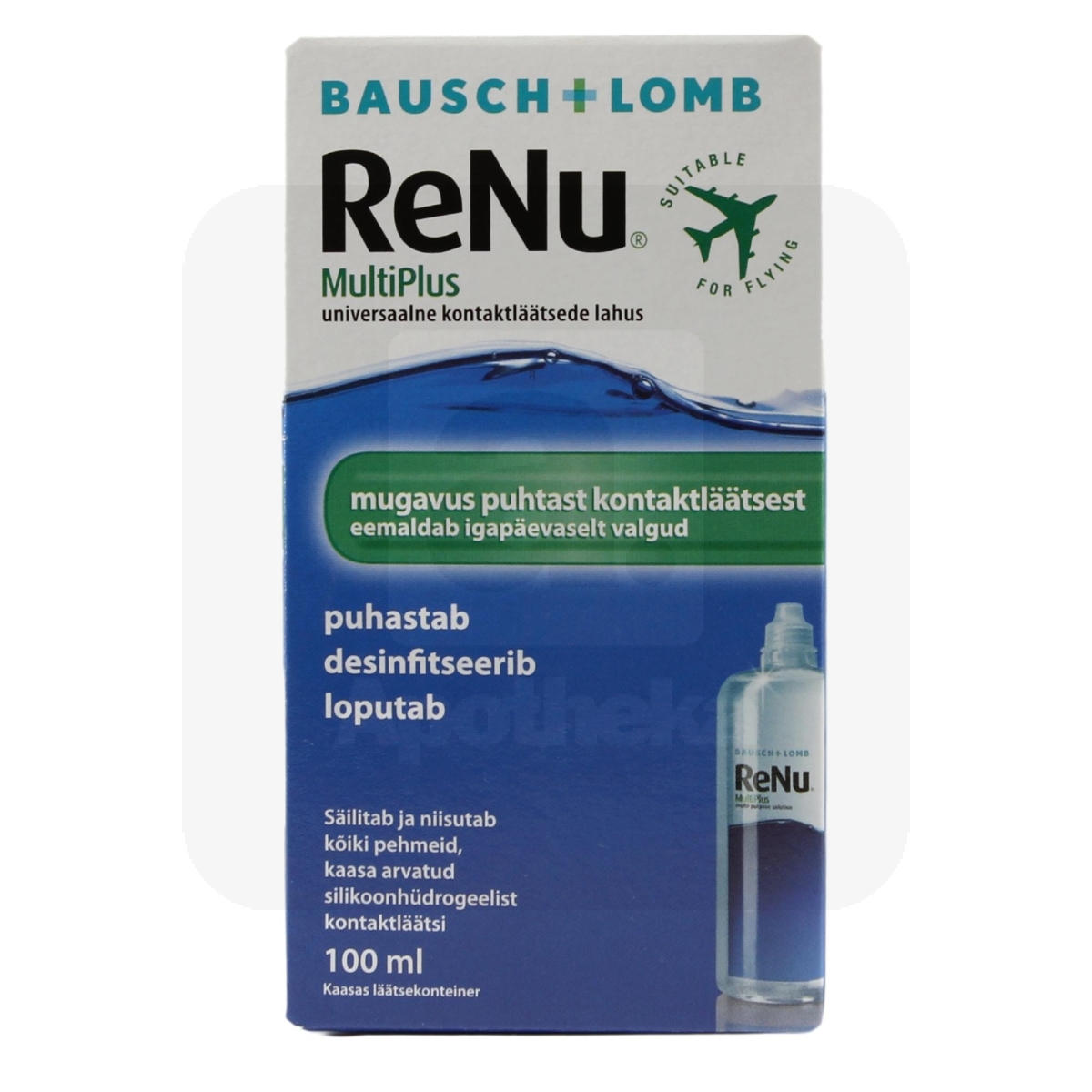BAUSCH&LOMB RENU MULTIPLUS 100ML (KONTAKTLÄÄTSEDE DES.LAH) - Изображение товара