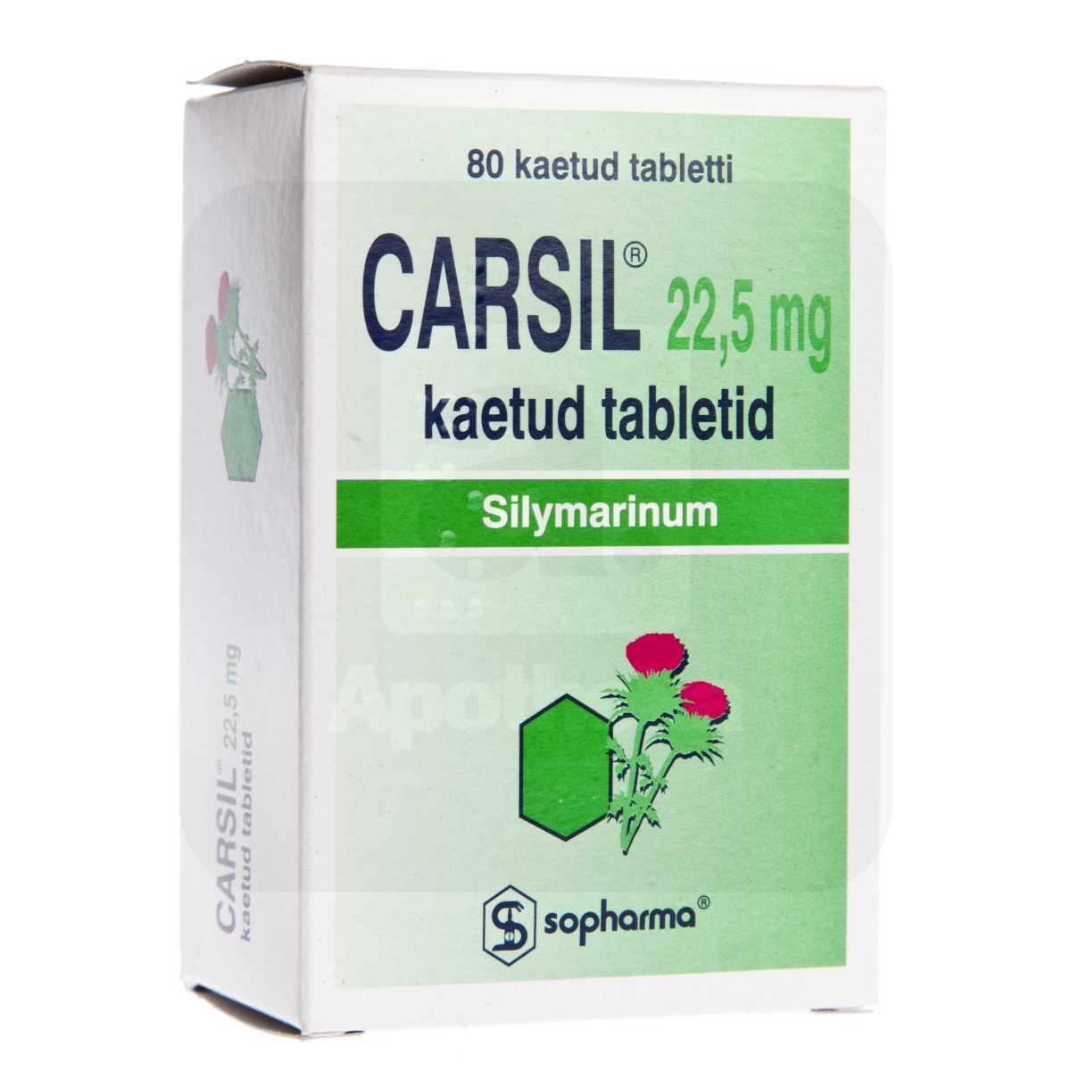 CARSIL KAETUD TBL 22,5MG N80 - Изображение товара
