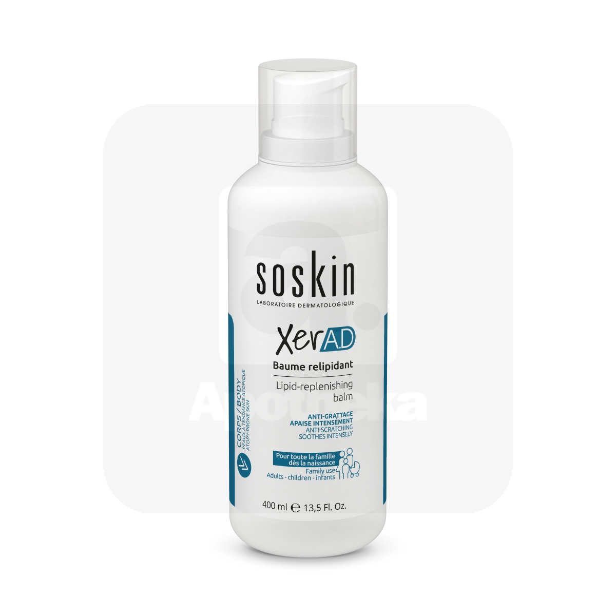 SOSKIN PARIS XER A.D KEHAPALSAM 400ML - Изображение товара
