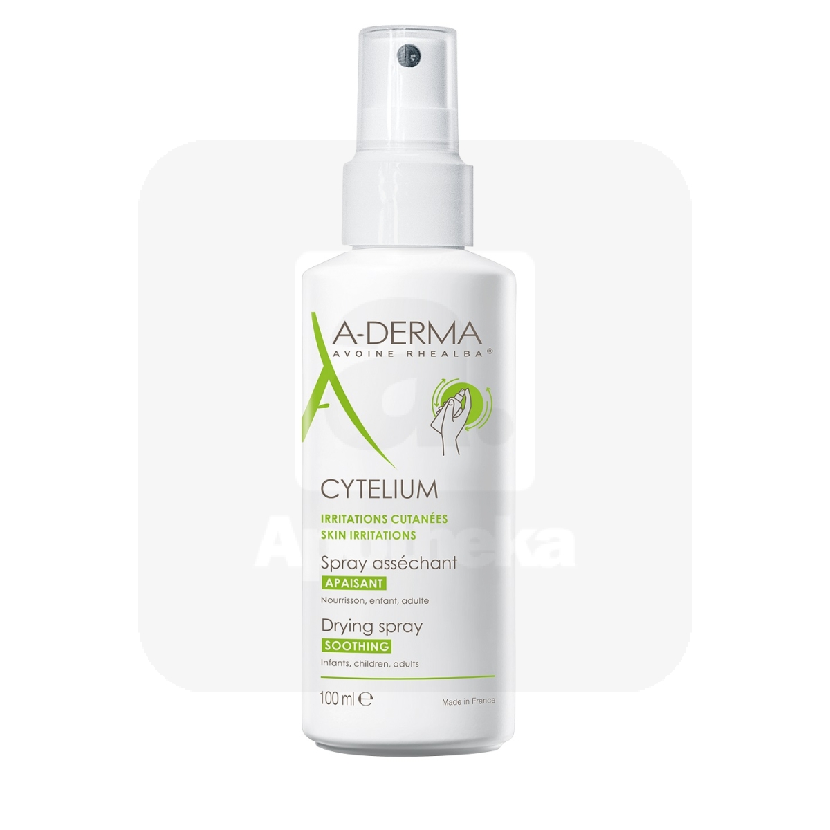 A-DERMA CYTELIUM KEHASPREI KUIVATAV JA RAHUSTAV 100ML - Изображение товара 1