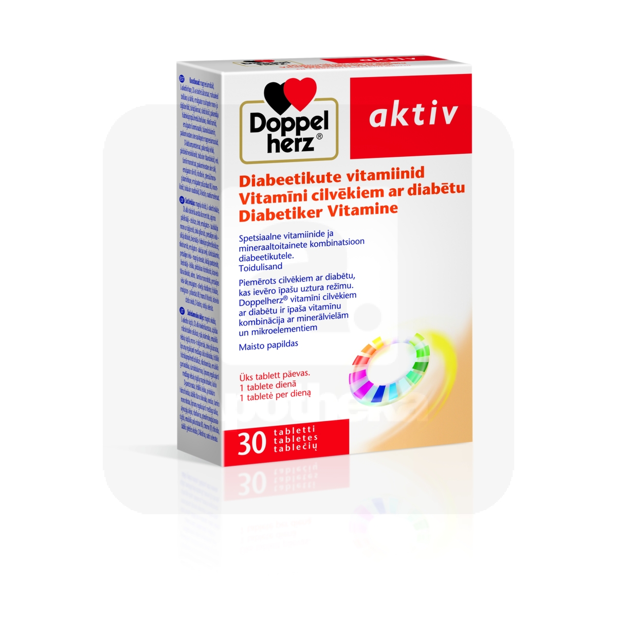 DOPPELHERZ AKTIV DIABEETIKUTE VITAMIINID TBL N30 - Изображение товара