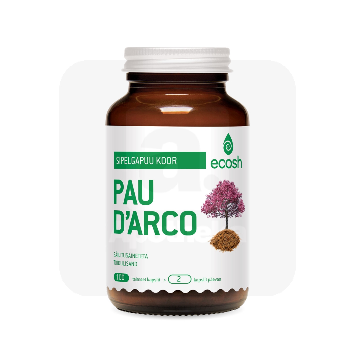ECOSH PAU D'ARCO SIPELGAPUU KOORE KAPSLID N100 - Изображение товара