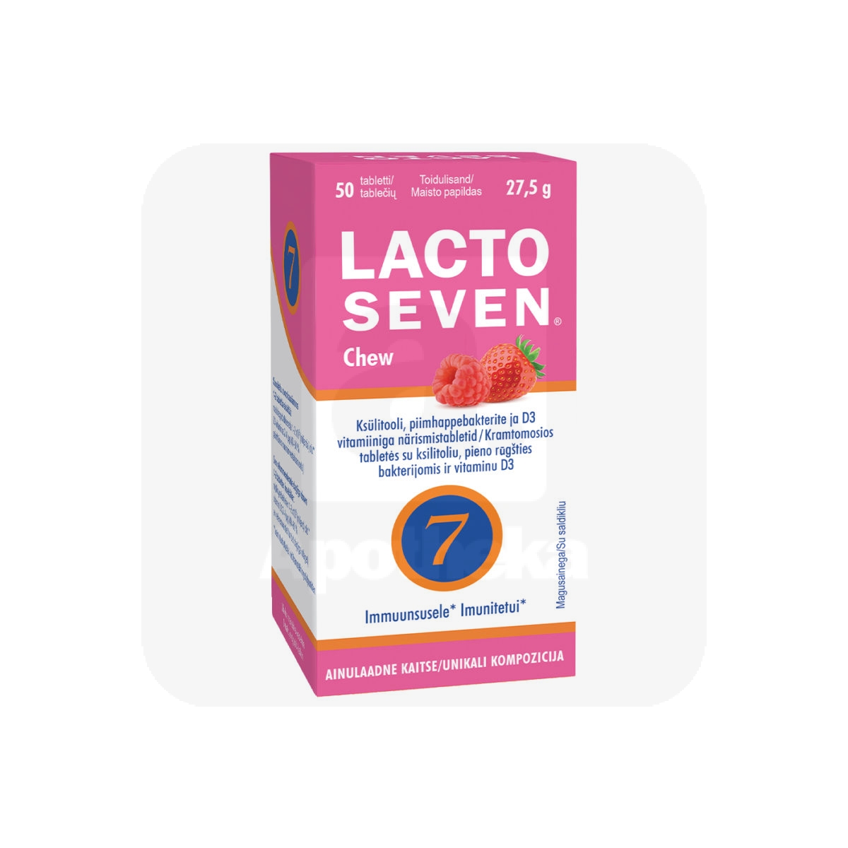 LACTOSEVEN CHEW NÄRIMISTBL N50 - Изображение товара