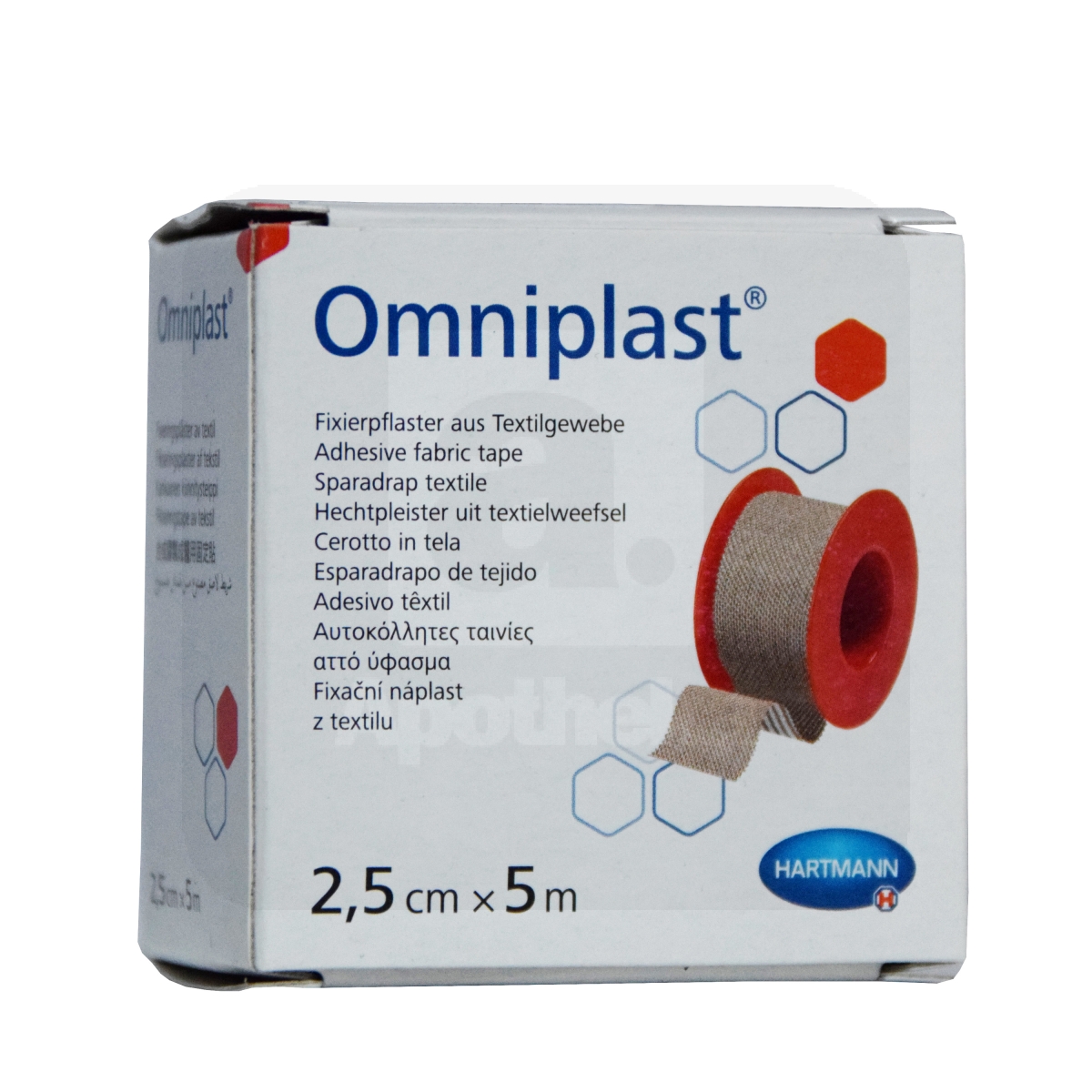 OMNIPLAST RULLPLAASTER 2,5CMX5M (TEKSTIILIST) /900441/ - Изображение товара