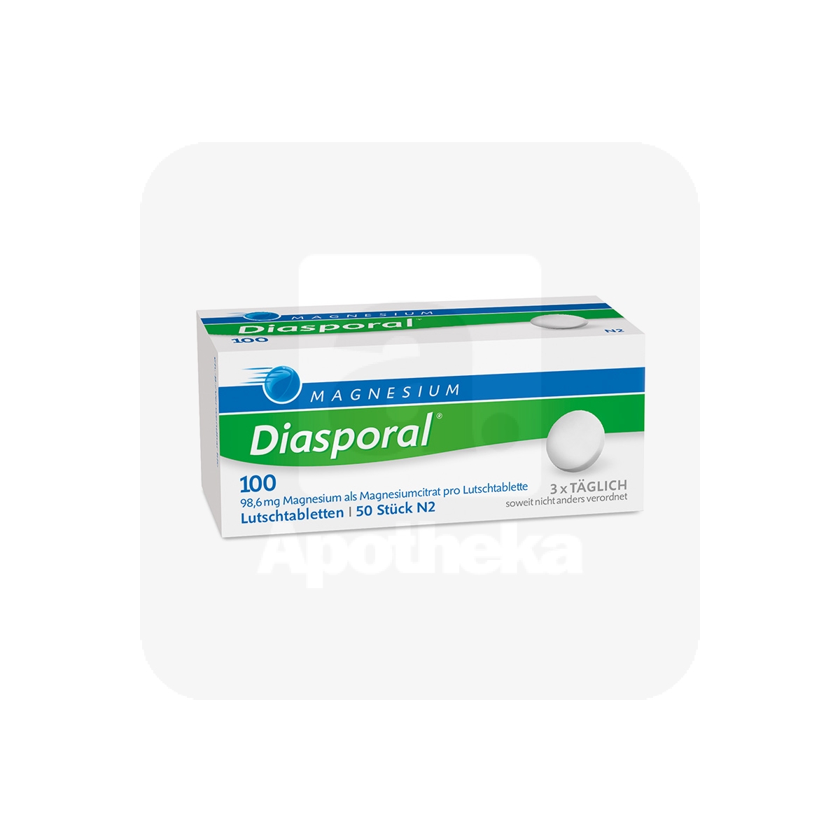 MAGNESIUM-DIASPORAL 100 ORANGE IMEMISTBL N50