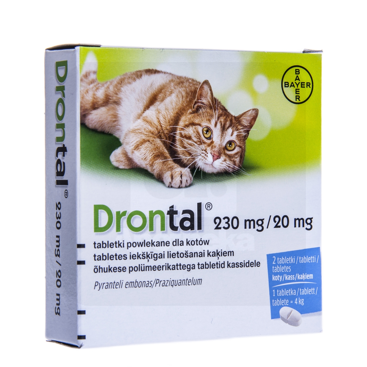 DRONTAL TABL 20MG+80MG N2 - Изображение товара