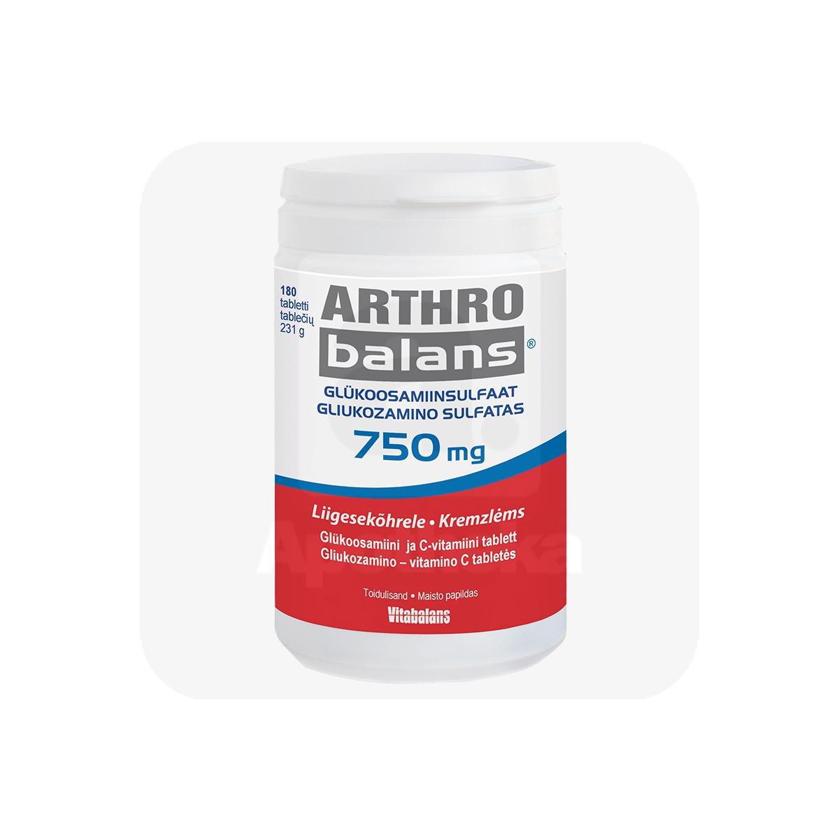 ARTHROBALANS TBL 750MG N180 - Изображение товара