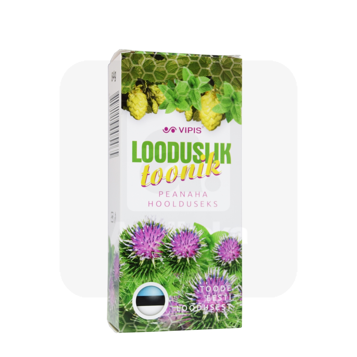 VIPIS LOODUSLIK TOONIK PEANAHA HOOLDUSEKS 84G - Изображение товара