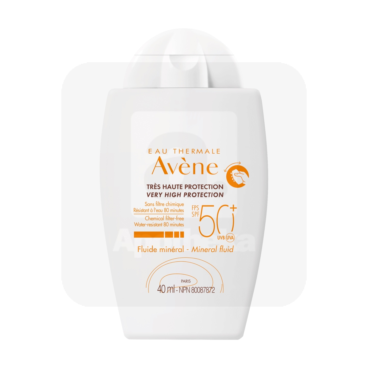 AVENE SUN MINERAALNE PÄIKESEKAITSE SPF50+ 40ML - Изображение товара