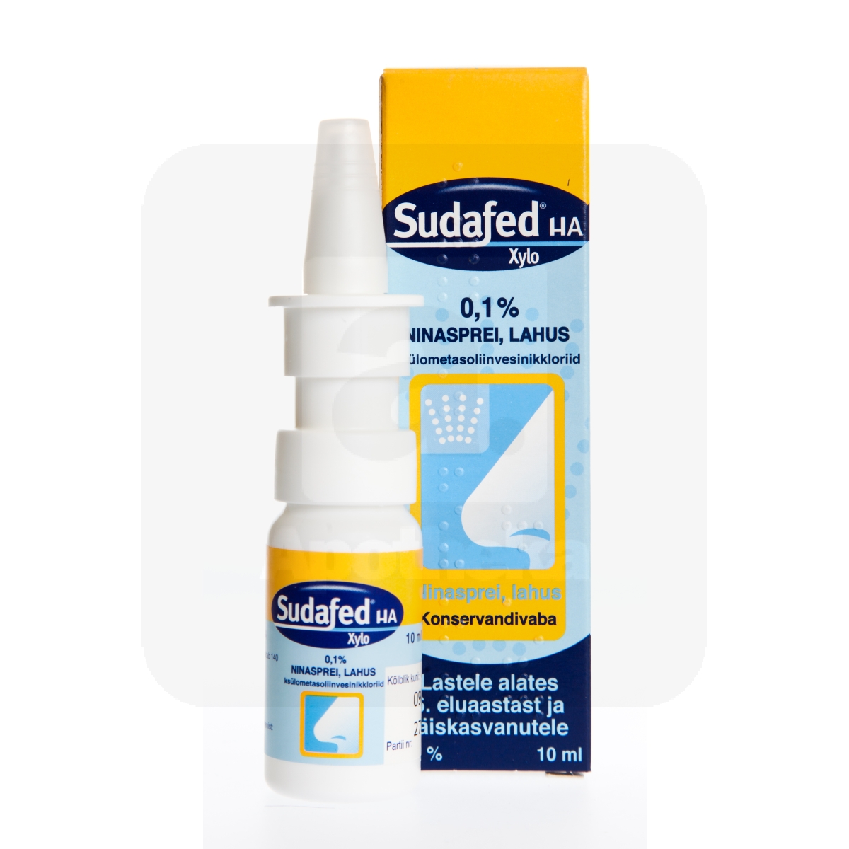 SUDAFED HA XYLO NINASPREI 1MG/ML 10ML - Изображение товара