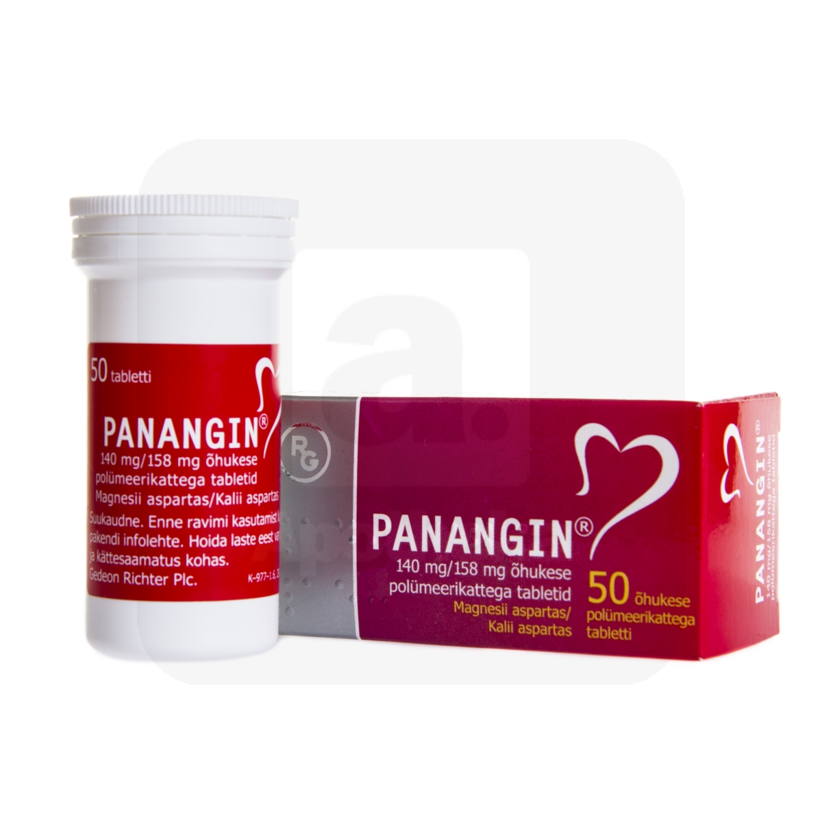 PANANGIN TBL 140MG+158MG N50
