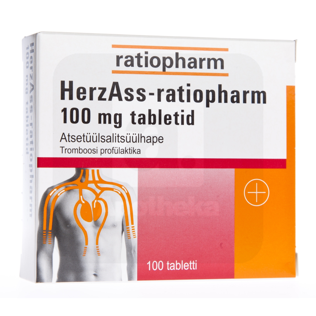 HERZASS-RATIOPHARM 100MG TBL 100MG N100 - Изображение товара
