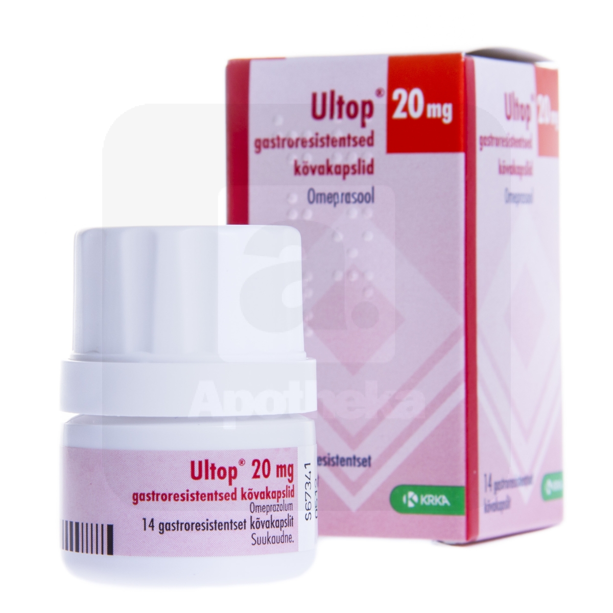 ULTOP GASTRORESIST CAPS 20MG N14 - Изображение товара