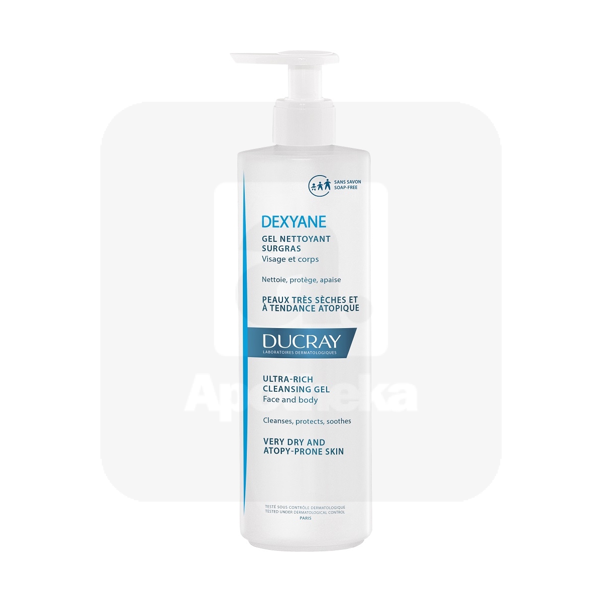 DUCRAY DEXYANE ULTRA-RICH CLEANSING GEL 400ML - Изображение товара
