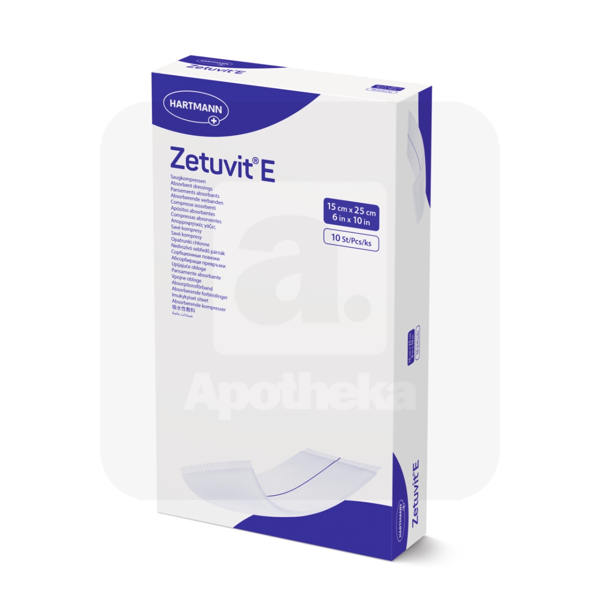 ZETUVIT E STERIILNE 15X25CM N10 /413773/ - Изображение товара