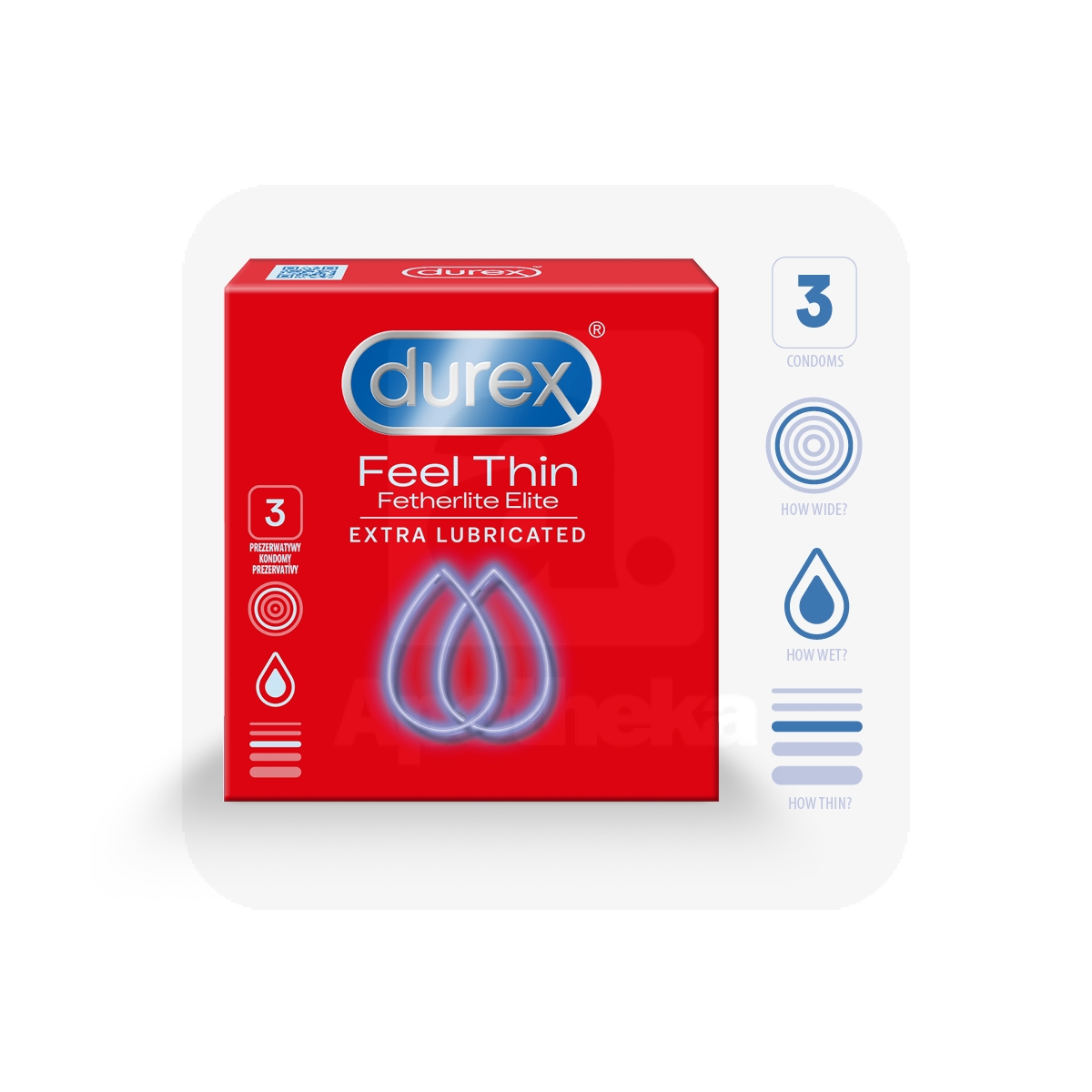 DUREX KONDOOMID ELITE N3 - Изображение товара