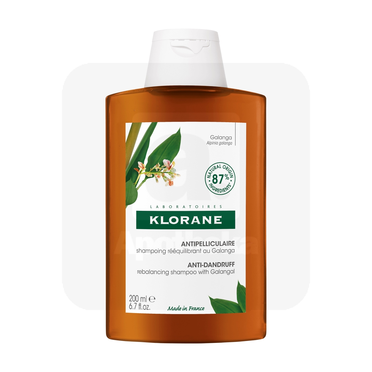 KLORANE SHAMPOON GALANGA KÕÕMAVASTANE 200ML - Изображение товара