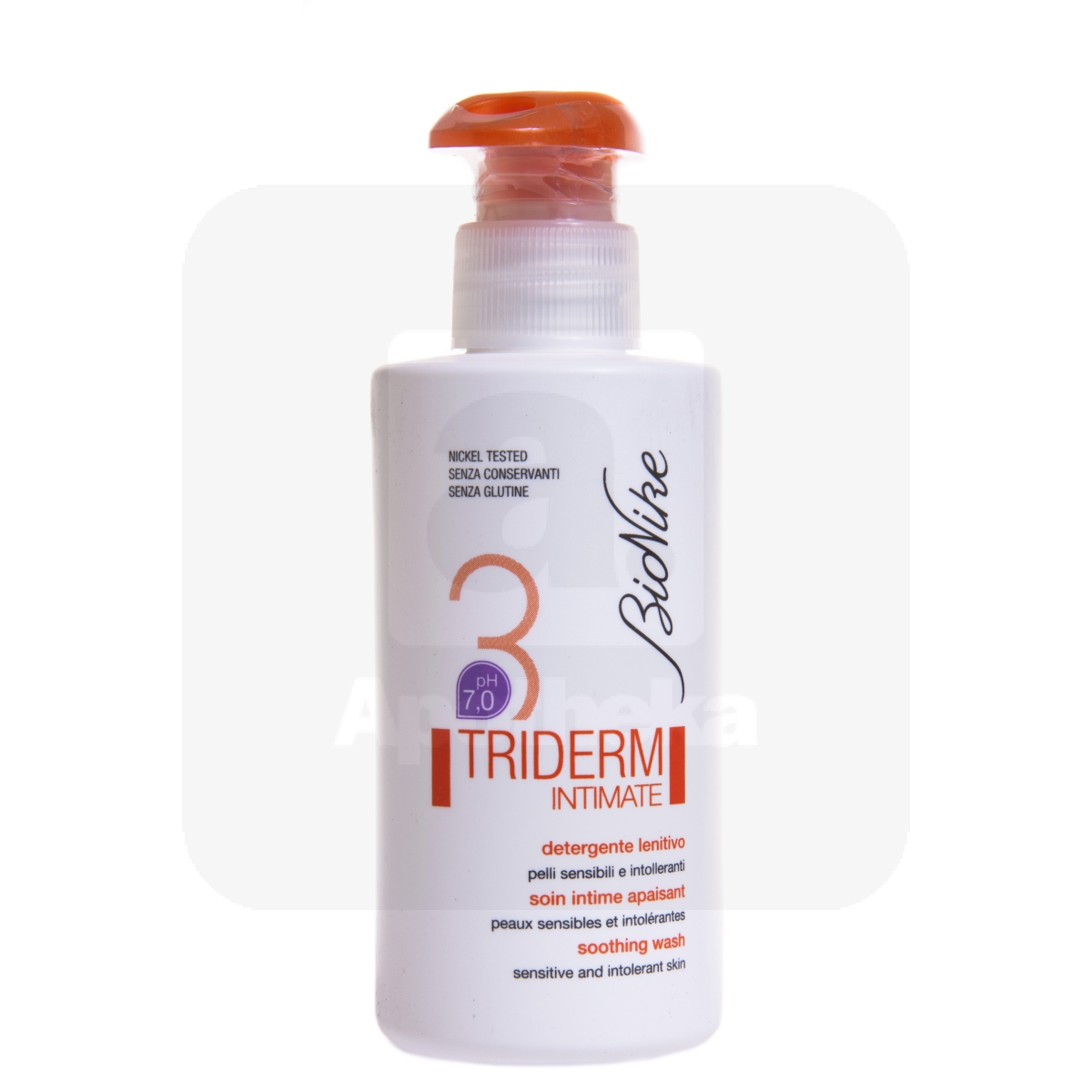 BioNike TRIDERM INTIMATE успокаивающee моющeе средство для интимной гигиены 250мл - Изображение товара