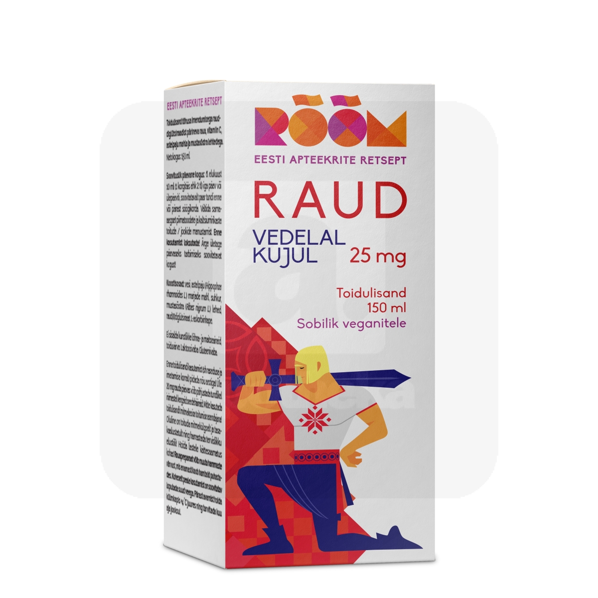 RÕÕM RAUD VEDELAL KUJUL 25MG 150ML - Изображение товара