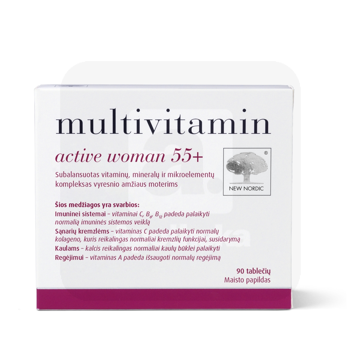 NEW NORDIC MULTI ACTIVE WOMAN 55+ TBL N90 - Изображение товара