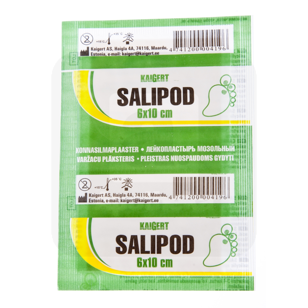 SALIPOD KONNASILMAPLAASTER 6X10CM (KAIGERT) - Изображение товара