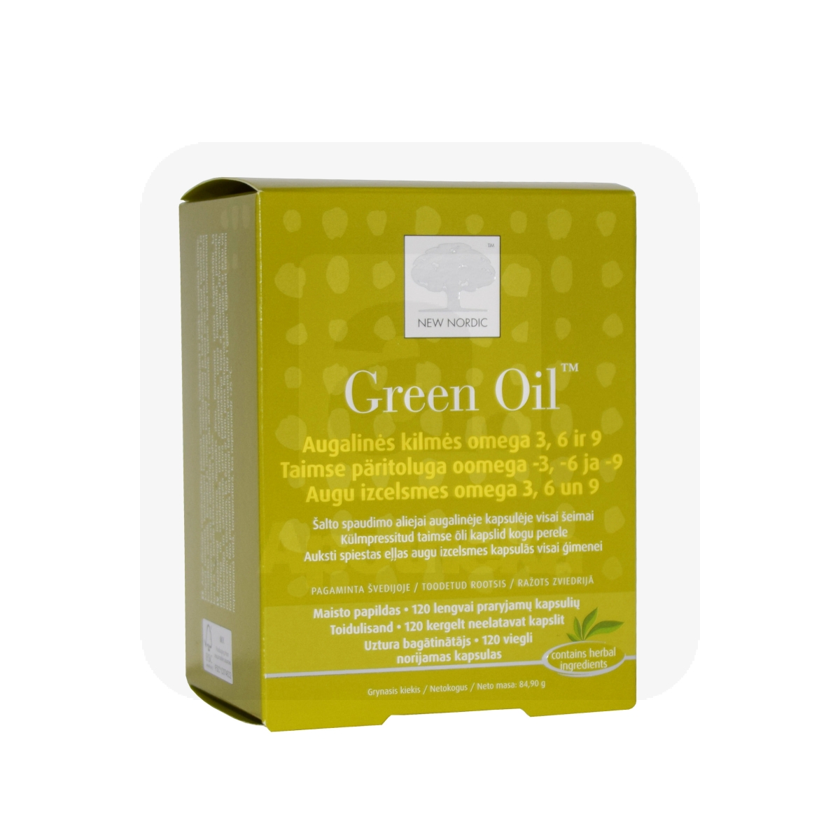 NEW NORDIC GREEN OIL CAPS N120 - Изображение товара
