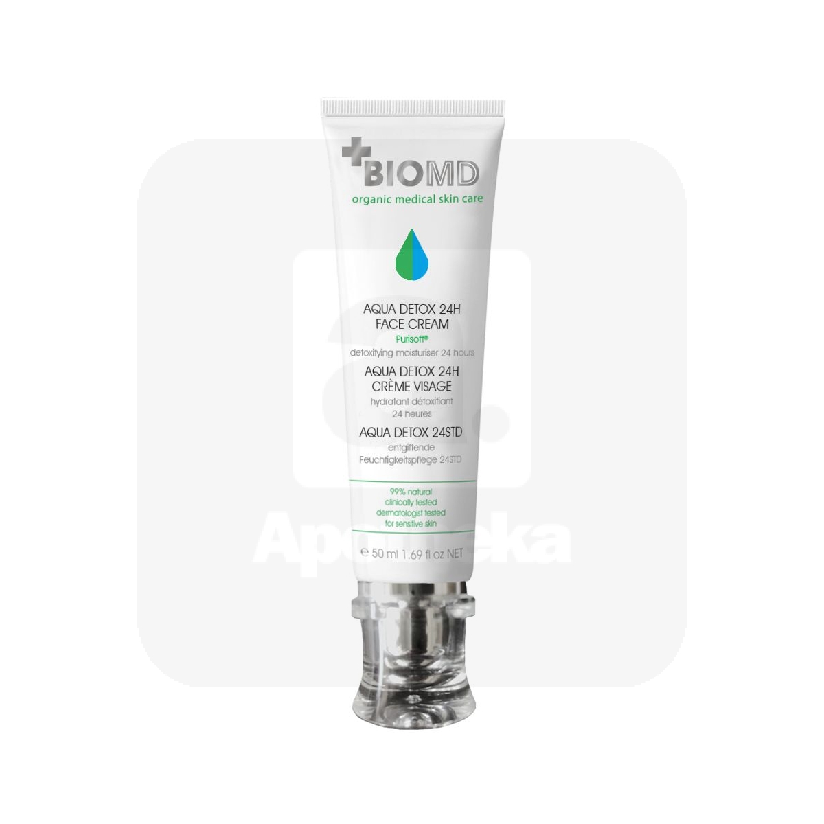 BIOMD AQUA DETOX NÄOKREEM UUENDAV 50ML - Изображение товара