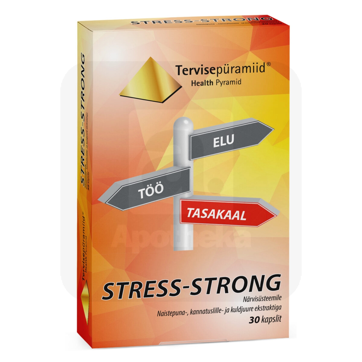 TERVISEPÜRAMIID STRESS-STRONG KAPSLID N30 - Изображение товара