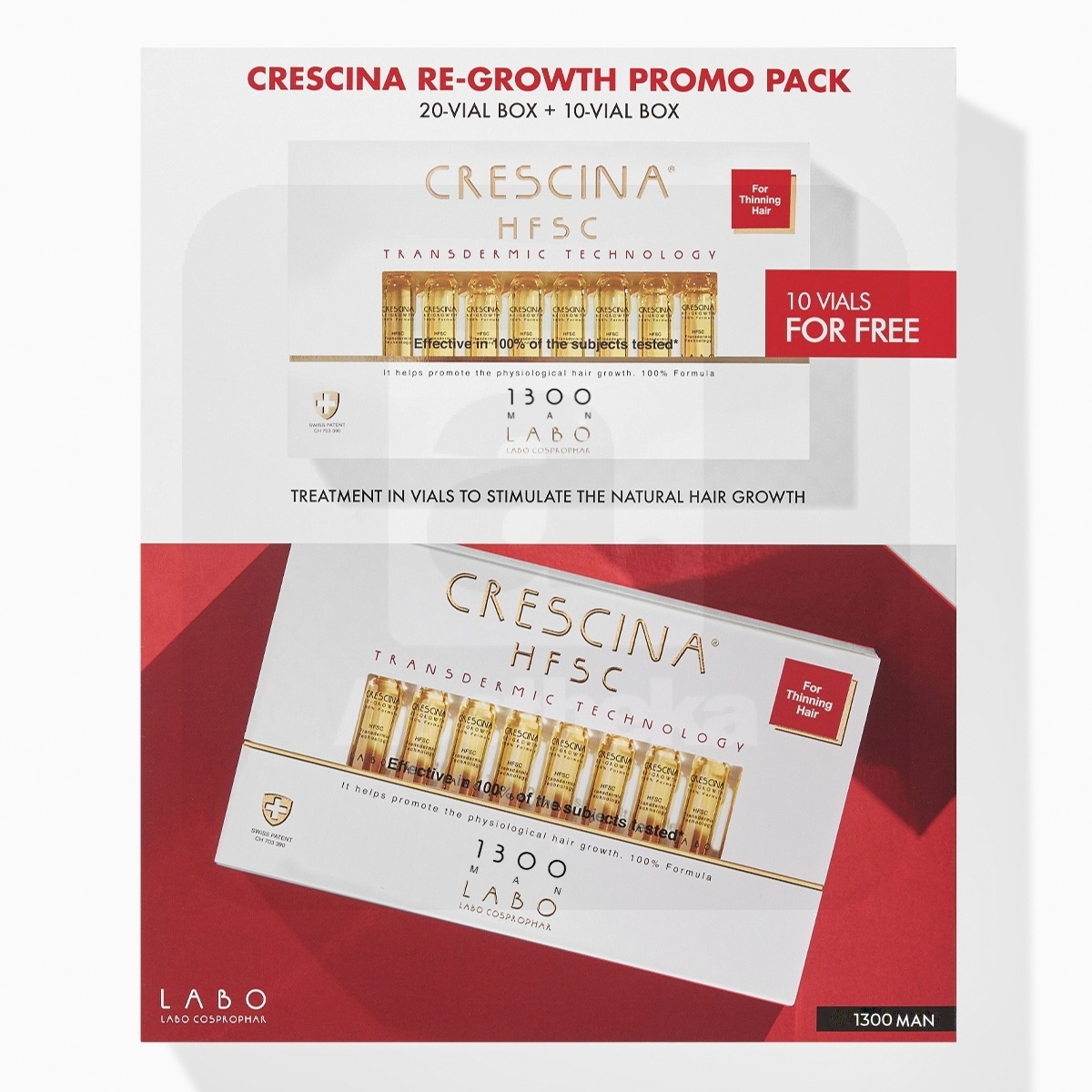 CRESCINA TRANSDERMIC 1300 AMPULLID MEESTELE 3,5ML N30 - Изображение товара