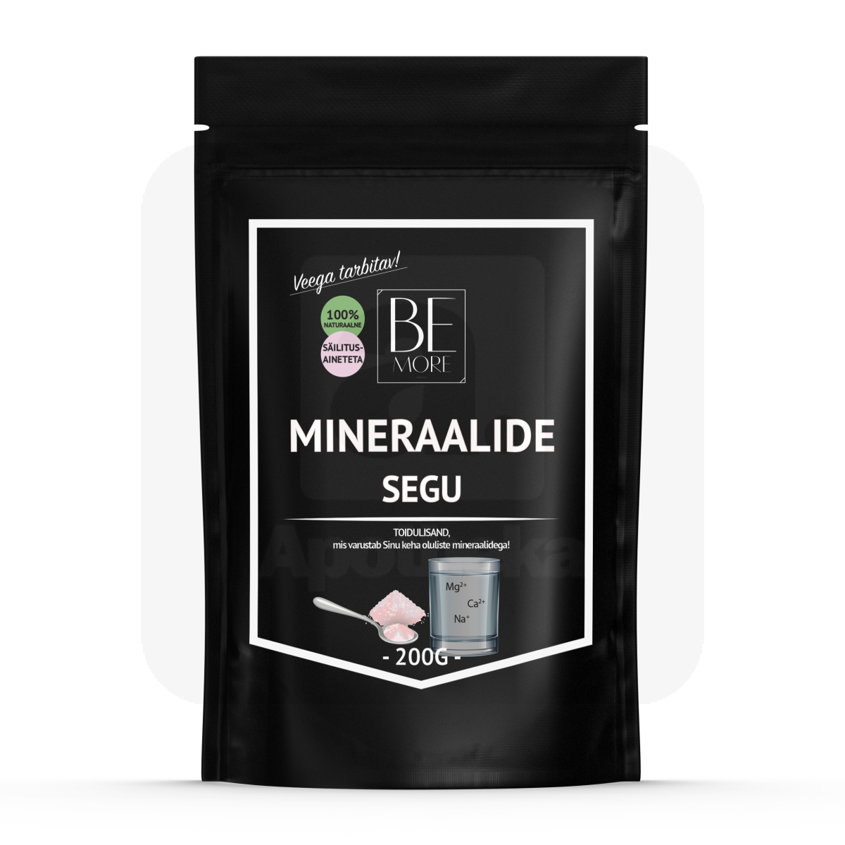 BE MORE MINERAALIDE SEGU PULBER 200G - Изображение товара