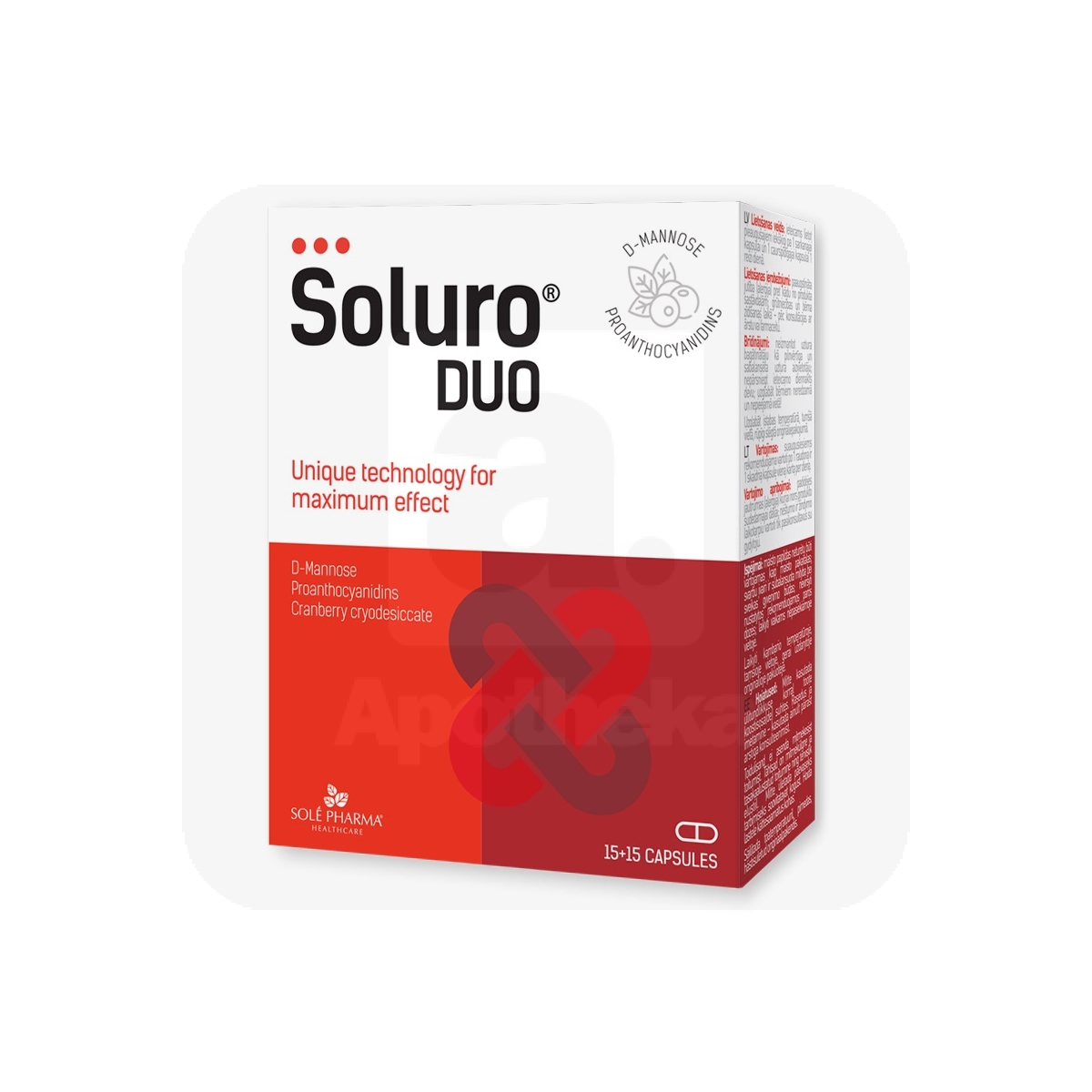 SOLURO DUO KAPSLID N15+15 - Изображение товара