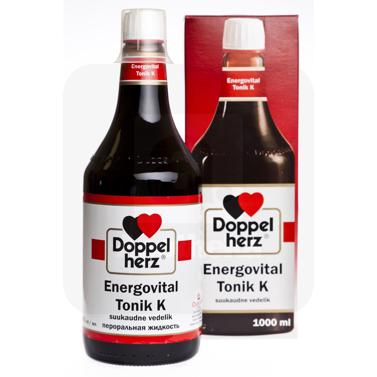 DOPPELHERZ ENERGOVITAL TONIK K 1000ML SUUKAUDNE VEDELIK - Изображение товара