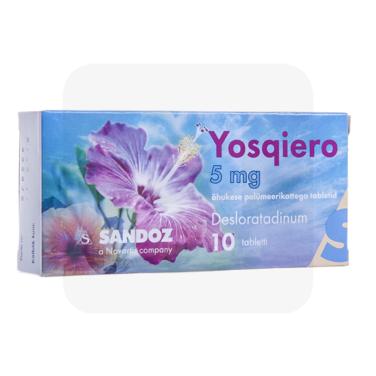 YOSQIERO TBL 5MG N10 - Изображение товара