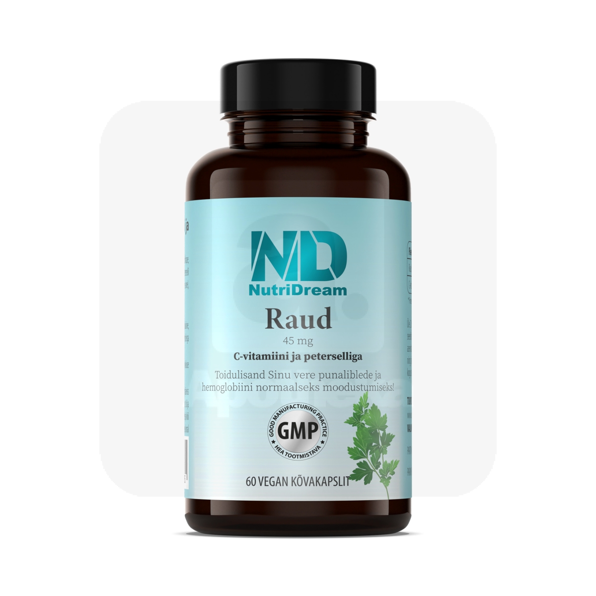 NUTRIDREAM RAUD C VITAMIINI JA PETERSELLIGA KAPSLID 45MG N60 - Изображение товара