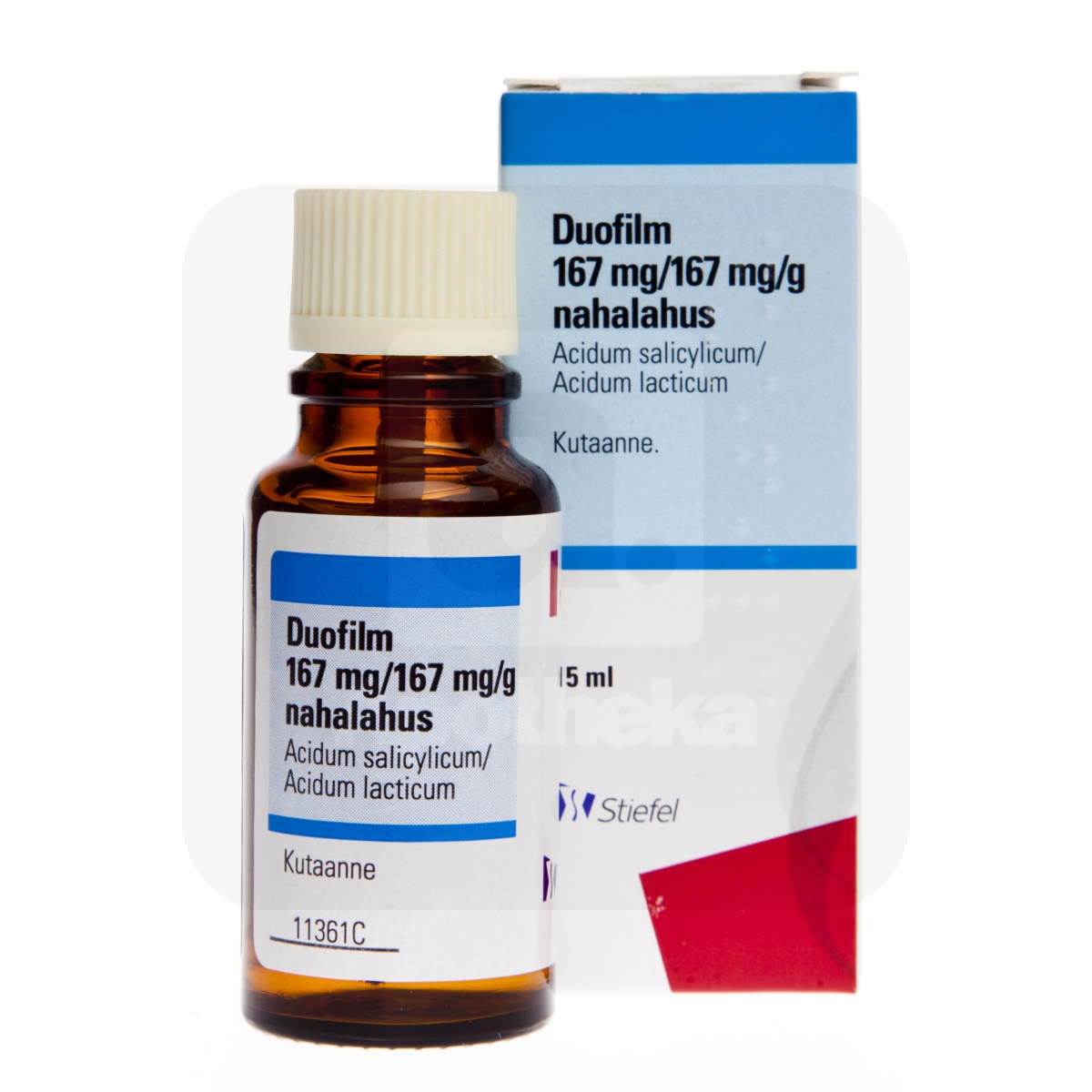 DUOFILM NAHALAHUS 167MG+150MG/G 15ML N1 - Изображение товара
