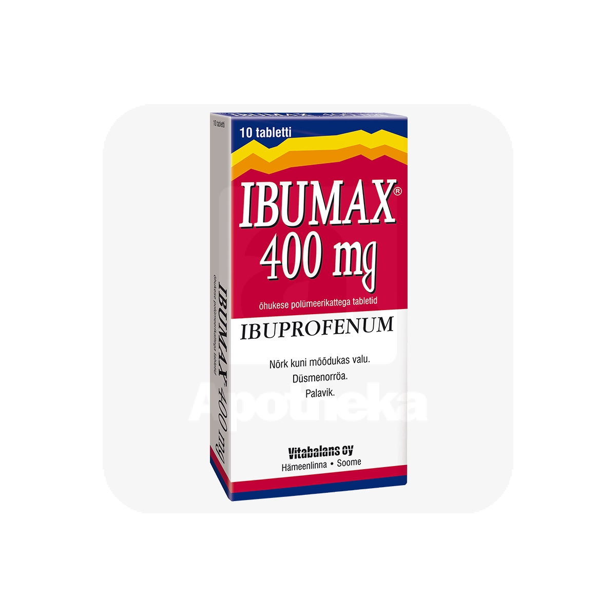 IBUMAX TBL 400MG N10 - Изображение товара