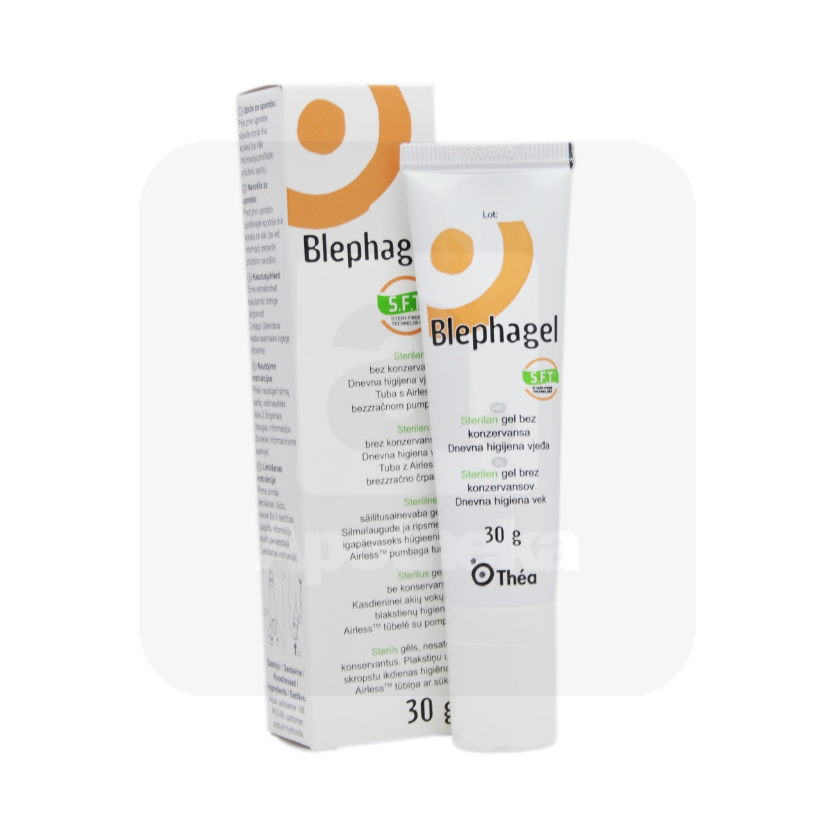 BLEPHAGEL GEEL SILMALAUGUDE HÜGIEENIKS 30G - Изображение товара