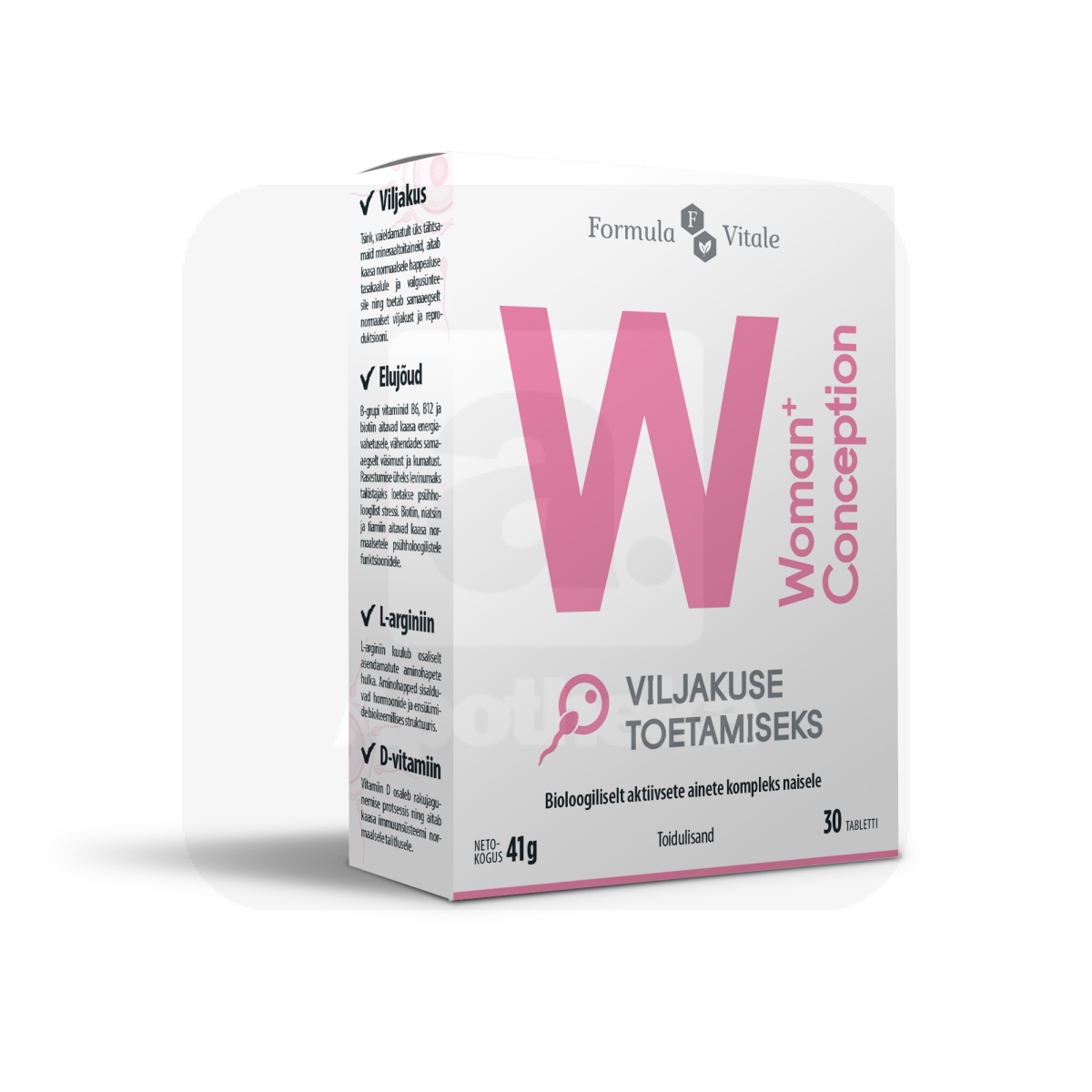 FORMULA VITALE WOMAN+ CONCEPTION TBL N30 - Изображение товара