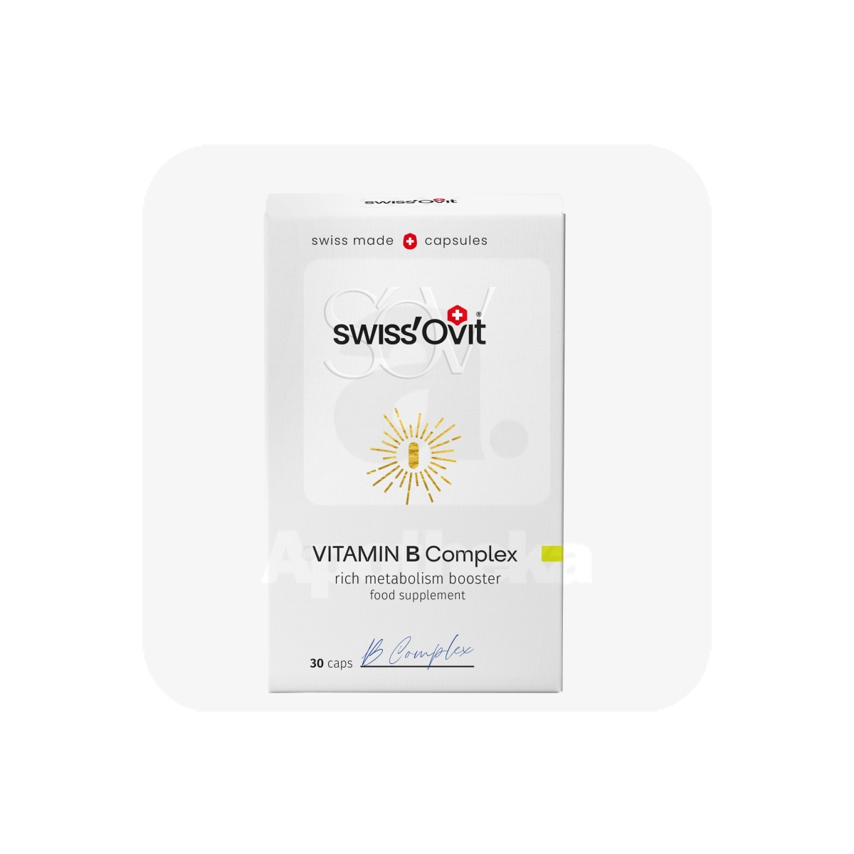 SWISSOVIT VITAMIIN B COMPLEX KAPSLID N30 - Изображение товара