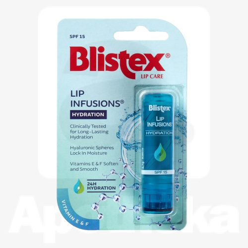 BLISTEX LIP INFUSIONS HUULEPALSAM NIISUTAV SPF15 3,7G