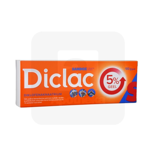 DICLAC 5% GEEL 50MG/G 100G
