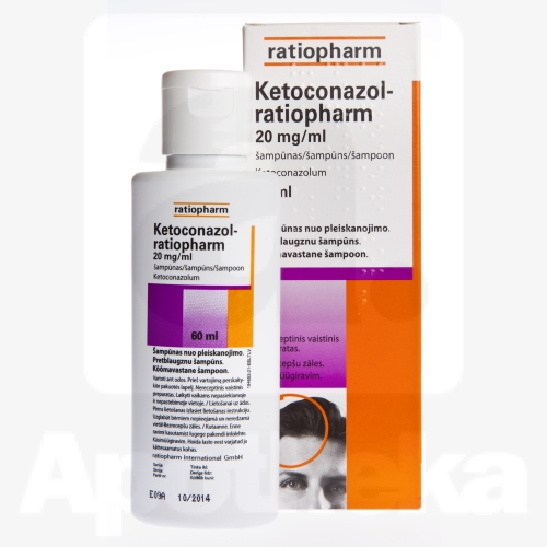 KETOCONAZOL-RATIOPHARM SHAMPOON 20MG/ML 60ML