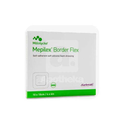 MEPILEX BORDER FLEX PLAASTER 10X10CM N5 STER