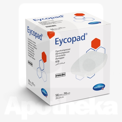 EYCOPAD SILMASIDE STERIILNE 56X70MM N25 /415540/