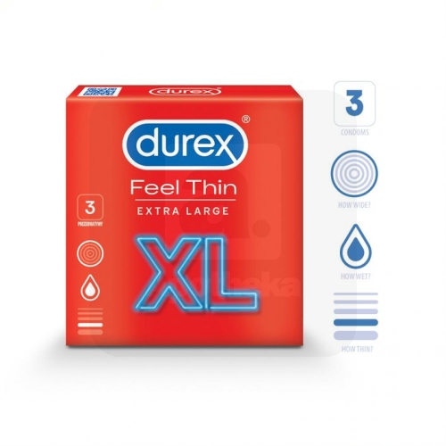 DUREX KONDOOMID FEEL THIN XL N3