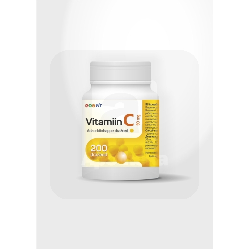 VITAMIIN C ABC VIT DR 50MG N200