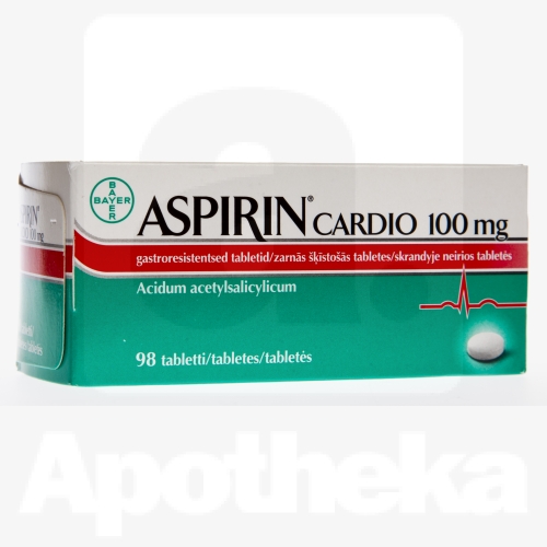 ASPIRIN CARDIO GASTRORESIST TBL 100MG N98